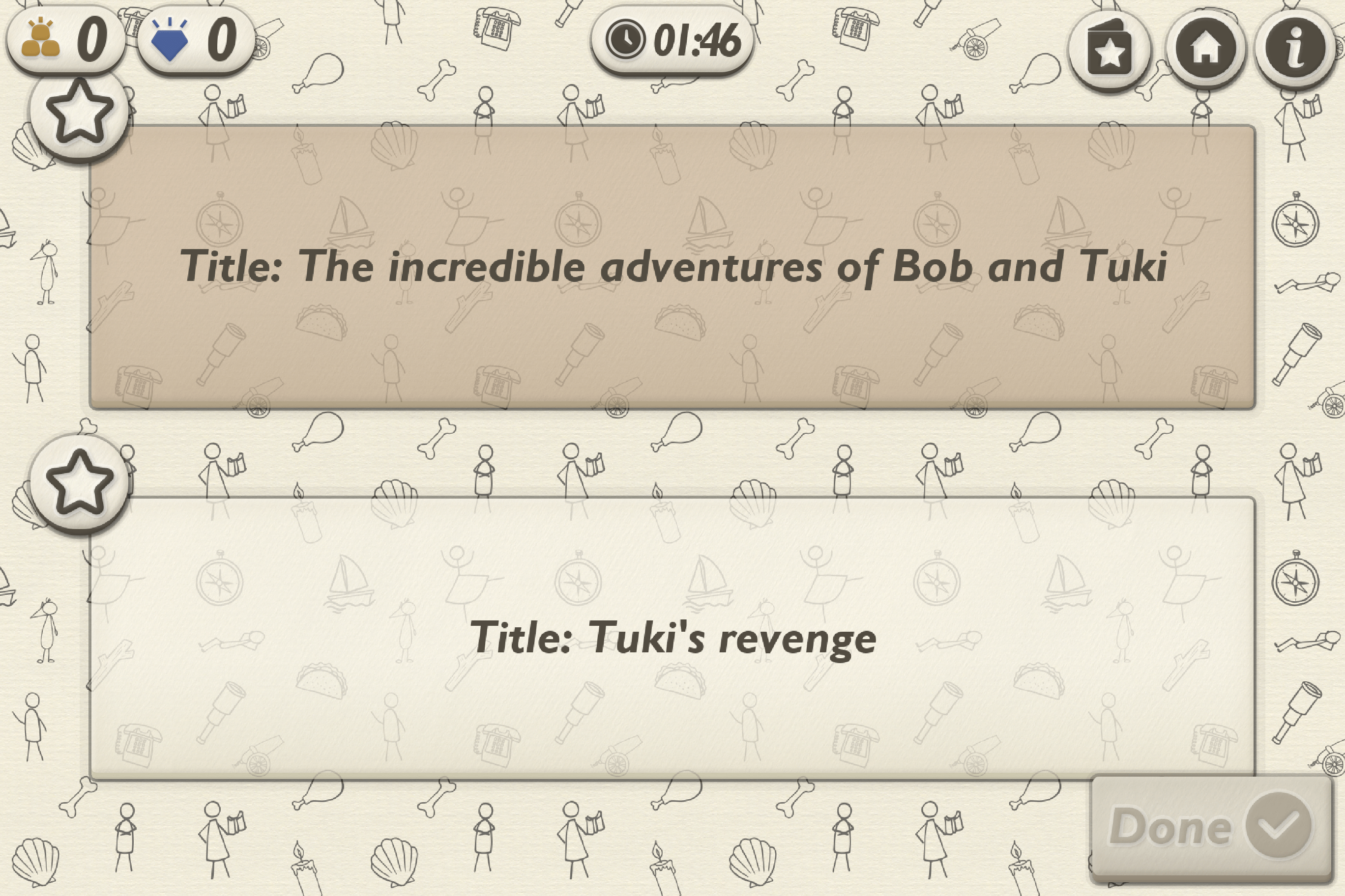 TaleMaker story title phase